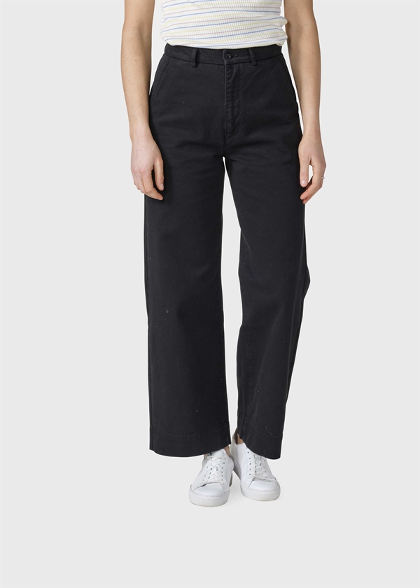 Klitmøller Collective Lydia Denmin Pants GOTS - Black Stonewash